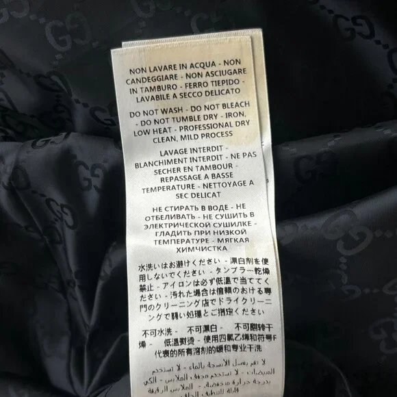 Gucci Navy GG Monogram Windbreaker - Picture 6 of 6